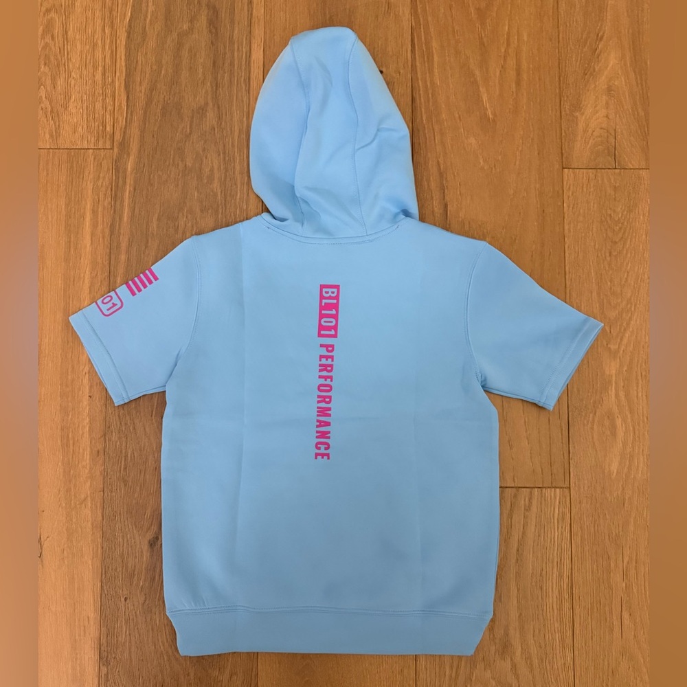 Baseball Lifestyle 101 - BSBL-SZN Short Sleeve Hoodie V3 -Size YS- NEW WITH TAGS - Picture 2 of 2